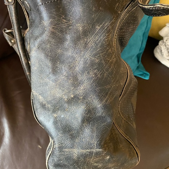 Frye Deborah Star Vintage Leather Shoulder Bag - Picture 6 of 8